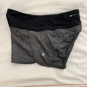 High waisted Lululemon 4inch speed up shorts